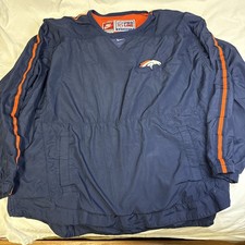 Denver Broncos 1990's NFL Nike Pro Line Wind Breaker M Elway Superbowl Year