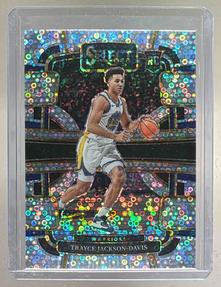 Trayce Jackson-Davis 2023 Panini Select #84 Disco Prizm RC Concourse
