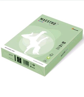Mondi Maestro Color Kopierpapier Druckerpapier 500 BLATT Mittelgrün  A4  80g 