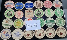 Pack-26 - Konvolut Bierdeckel, Sehr alte Sammlung! Siehe Text.
