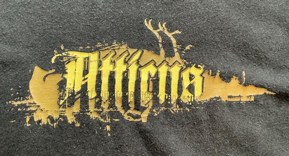 ATTICUS Logo T-shirt Mens Medium Black Authentic Blink 182 Punk