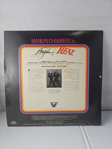 Angel of HEAT (Laserdisc) MARILYN CHAMBERS GREAT FILM RARE TESTED! - Picture 2 of 2