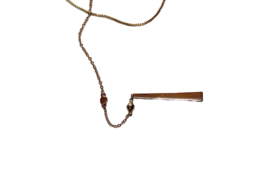 Colares femininos Panacea tom dourado em camadas linhas estilo Y - Imagem 2 de 4