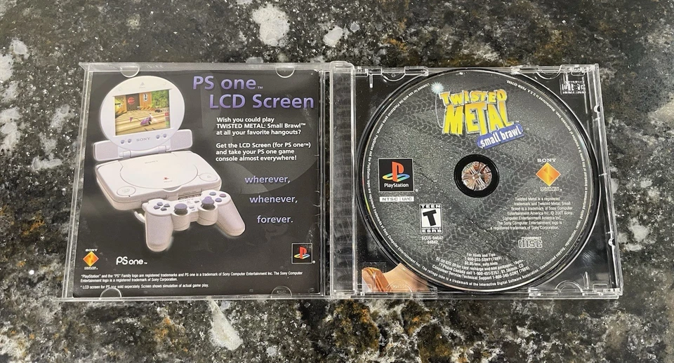 Twisted Metal - Small Brawl (Sony PlayStation, 2001) PS1 COMPLETO PROBADO CIB Foto 2 de 4