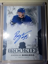 2017-18 Upper Deck The Cup - Rookie Autograph Andreas Borgman #100 /249 (AU, RC)