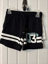 U.S. Polo Assoc. Boys Shorts W/Hem Print Size XS