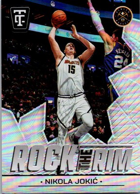 2024-25 Panini Totally Certified #21 Nikola Jokic Rock the Rim