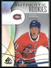 2024-25 SP Game Used Authentic Rookies #253 Oliver Kapanen - Montreal Canadiens