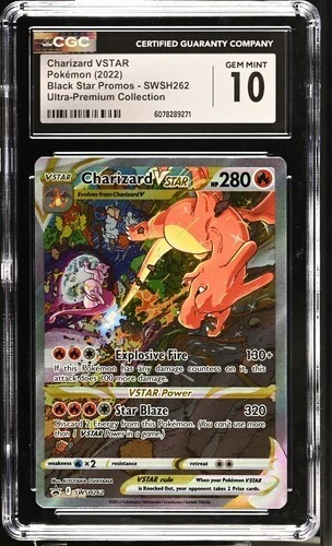Charizard VSTAR SWSH262 - Black Star Promos Ultra-Premium Coll. CGC 10 Gem Mint