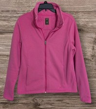 Womens Under Armour Storm Pink Fleece Lined Full Zip Size Large L