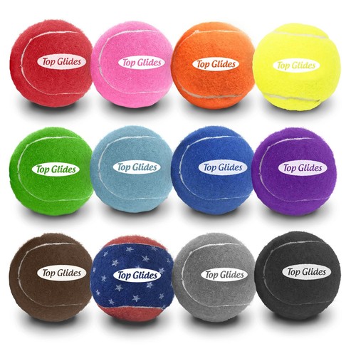 Top Glides Precut Walker Tennis Ball Glides - Purple - 2 Pairs - Picture 7 of 7