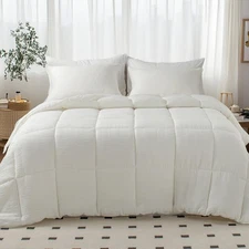 KASENTEX COMFORTER SET SOFT & COZY SIZE King, White