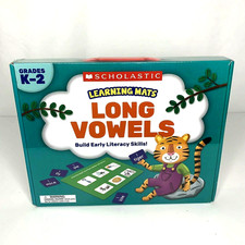 Scholastic Learning Mats Long Vowels Grades K - 2 Literacy Skills Home School
