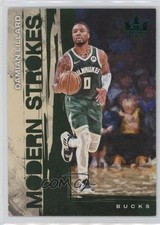 2023-24 Panini Court Kings Modern Strokes Jade 23/25 Damian Lillard #25 13hf