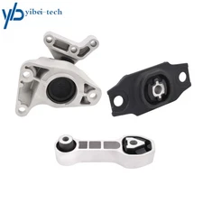3PCS Engine Motor & Transmission Mount Set Fit for Fiat 500 L4-1.4L 2013 Manual