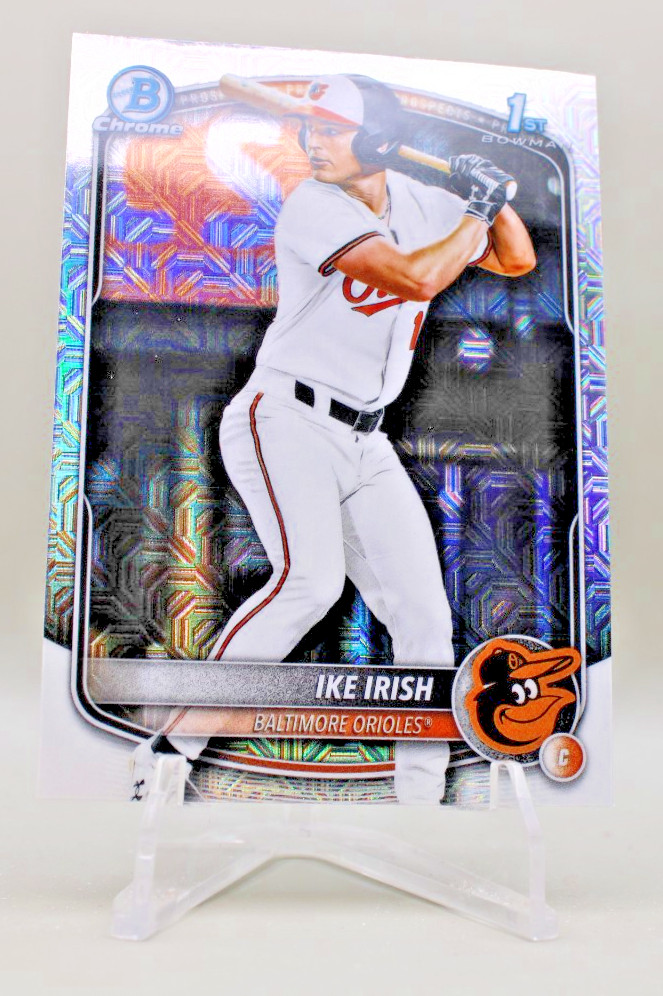 2025 Bowman Draft Chrome Ike Irish #BDC-16 Mojo Refractor