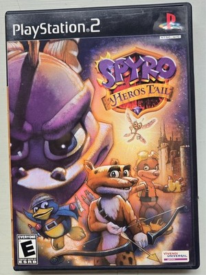 Spyro A Hero's Tail Sony PlayStation 2 Black Label Action Adventure with manual