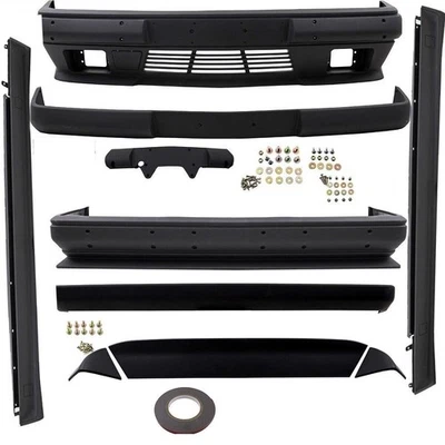 PARECHOC AVANT ARRIERE BAS DE CAISSE BECQUET LOOK AMG MERCEDES CLASSE E W124 - Photo 1/4