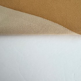 Camel Wave Edo Komon #A2 14x24 Vintage Japanese Kimono Silk Fabric RW88