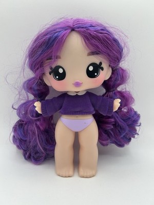 Yummiland Lipgloss Greta Grape Large Doll 10-inch Purple