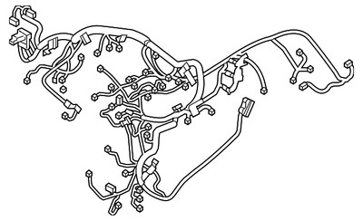 Genuine Nissan Engine Harness 24011-6JS0D