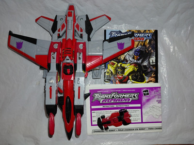 Used Transformers Armada Starscream & Swindle (Read Description) Hasbro Max-Cons