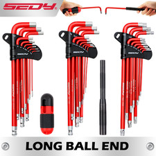 30pc L-hex Torx Key Set Ball End Allen Wrench Grip Handle Extension Bar S2 Steel 30pc L-hex Torx Key Set Ball End Allen Wrench Grip Handle Extension Bar S2 Steel
