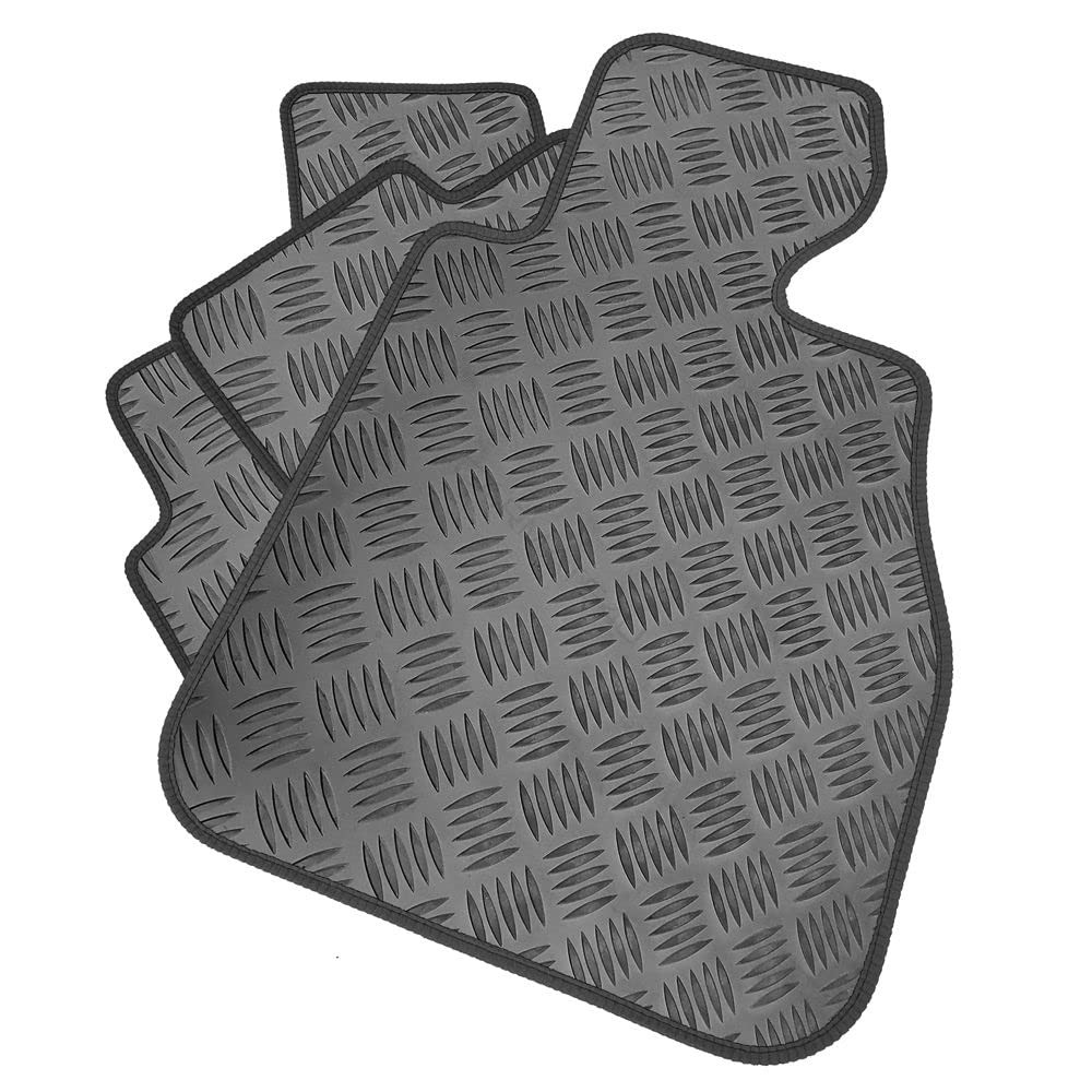 Set di tappetini in gomma compatibile per Audi A4 Avant (MK B7) (anni (r2a)