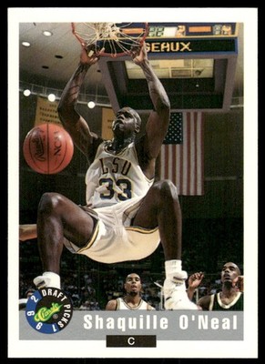 1992 Classic Draft Picks #1 Shaquille O'Neal Near Mint or Better 53772
