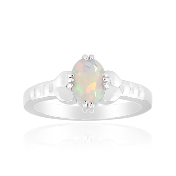 Welo Opal Sterling Silber Ring, ÄThiopien 0,48Ct- Echtschmuck-image