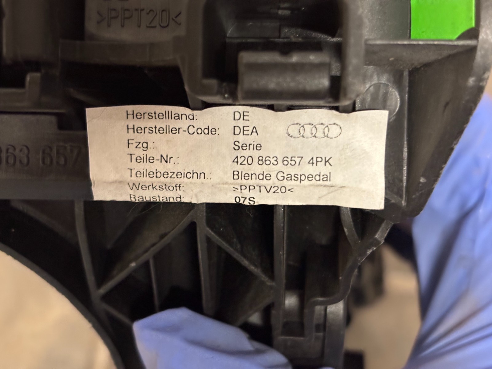 1K1-723-503 AB OEM AUDI R8 GAS PEDAL 