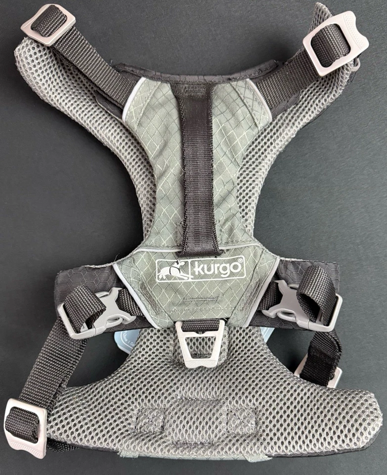 Kurgo Grey/Black Journey Air Harness For Dogs • Medium - Image 2 of 4