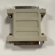 NOS DB25 Female to Female Adapter Molded Connector Serial Port RS-232 Pin NEW