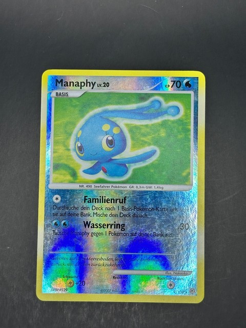 Manaphy [Reverse Holo] #9 (Diamond & Pearl (2007))
