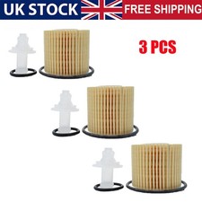 3x For Toyota Auris Prius Verso Lexus CT200h NX200 Engine Oil Filter 04152-37010