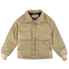 90s tan ski puffer jacket 1990s vintage