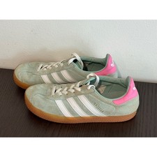 Adidas Gazelle Sneakers Kids girls 2 Mint Green Suede Gum Sole