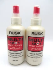RUSK MULTI 12 IN 1 MIRACLE TREATMENT W8LESS 6 OZ  (Lot of 2)