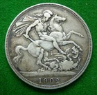 Edward VII Crown coin from a recent eBay sale