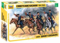 Zvezda 3579 1/35 Sowjetische Kosaken Bausatz MilitäRmodell