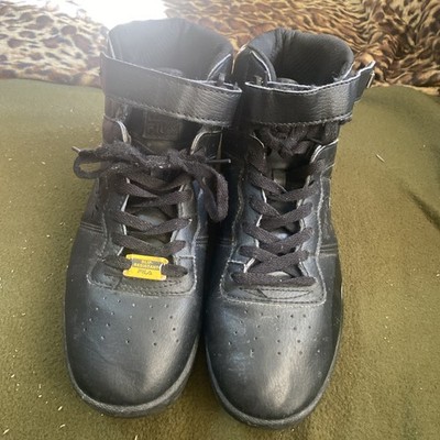 Fila Slip Resistant Black High Top Sneaker Shoes Women's US 10