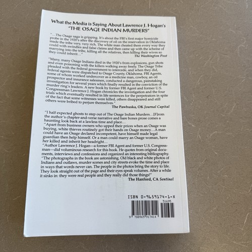 The Osage Indian Murders: The True Story of a 21-Murder Plot to Inherit the Hea, - Picture 5 of 5