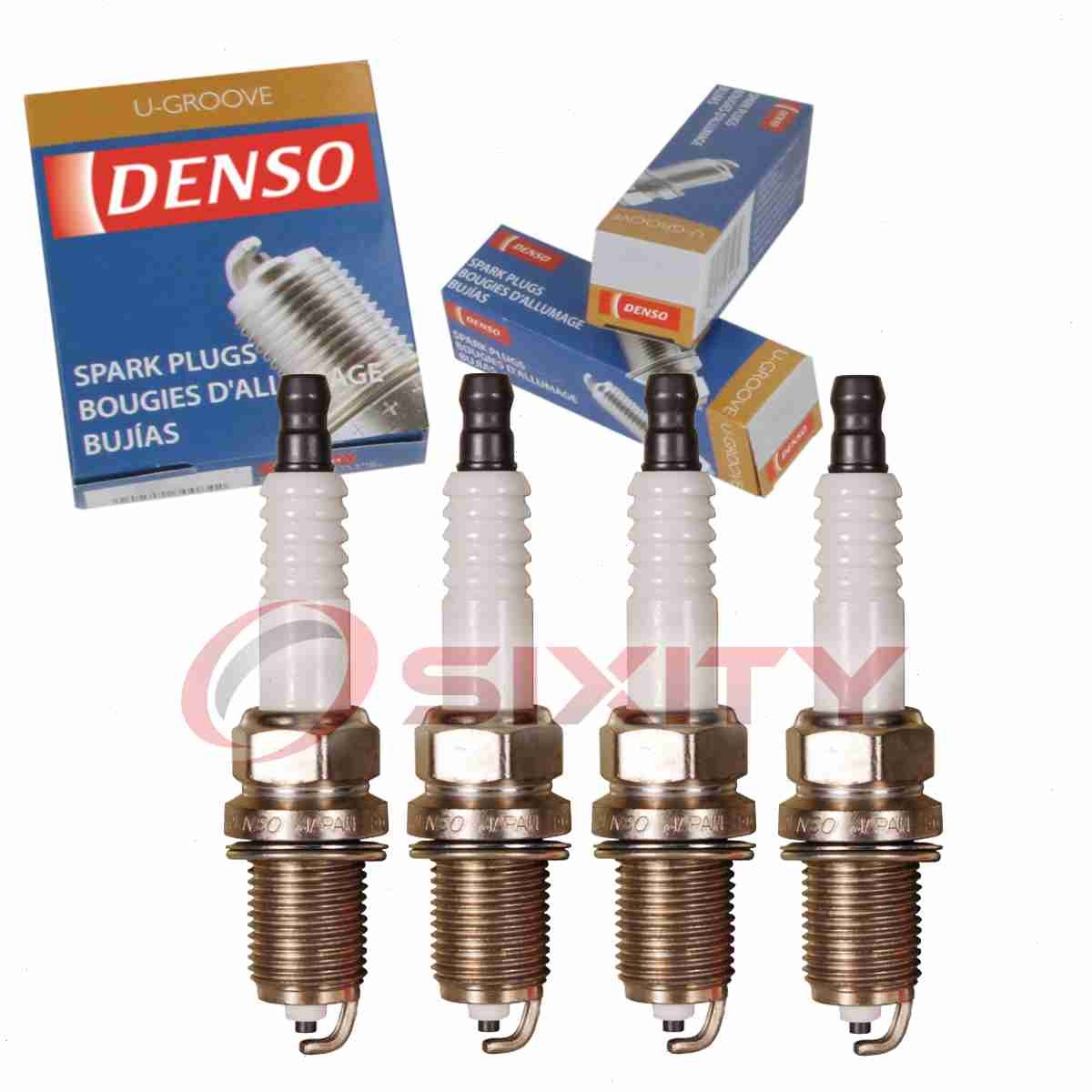 4 pc DENSO 3009 Standard U-Groove Spark Plugs for Q20R-U11 3720 Ignition ip