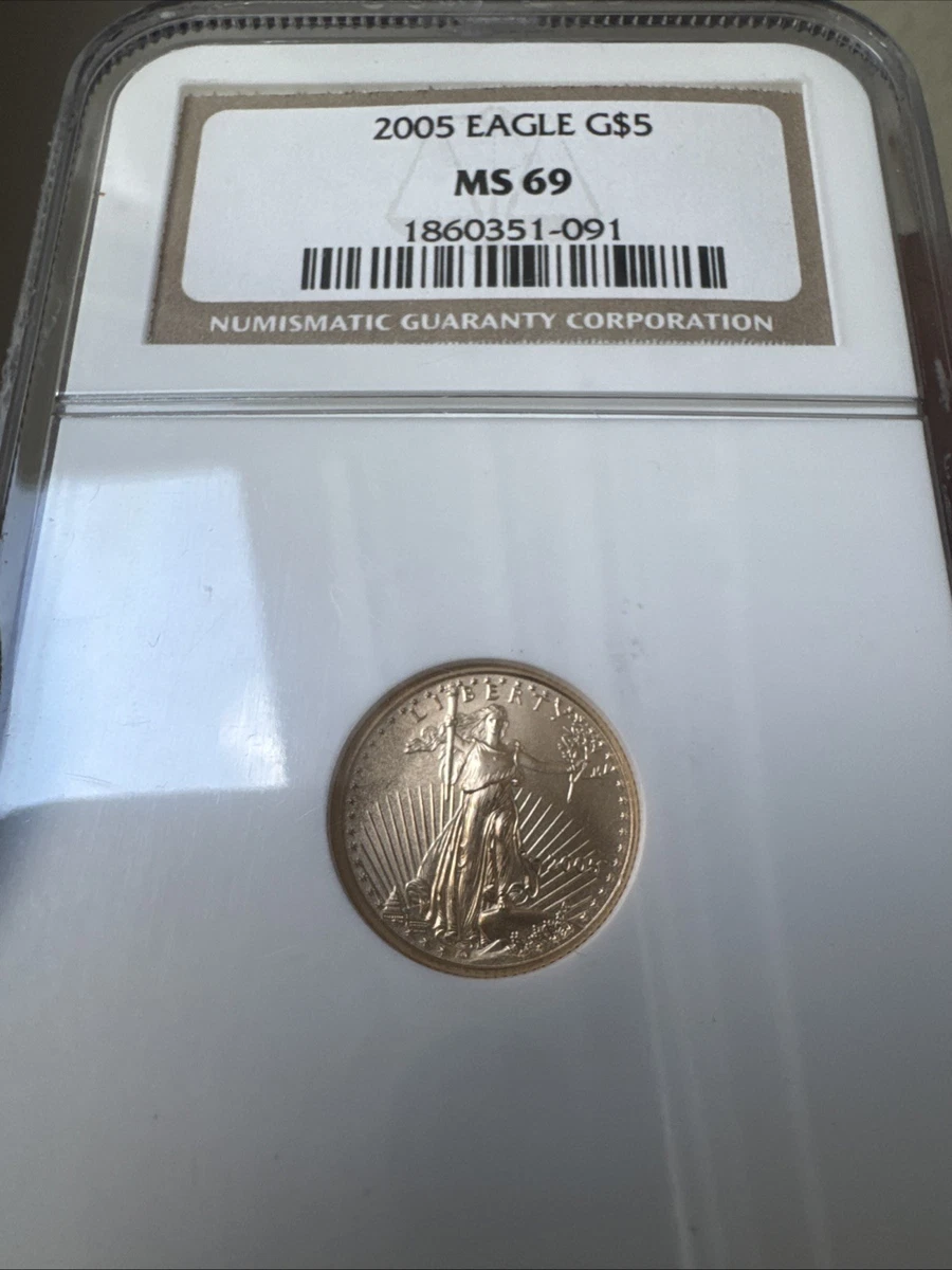 American Eagle MS 69 Graded 2005 Gold Bullion Coins for sale | eBay