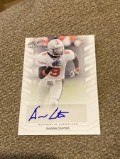 2013 Leaf Draft Autograph Duron Carter AUTO Ohio State Buckeyes OSU
