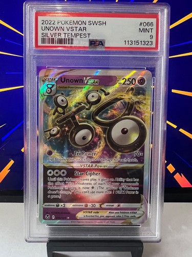 Unown VSTAR graded PSA 9 for sale on eBay