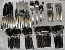 Oneida Frostfire Stainless Flatware Knife Fork Teaspoon Spoon or Serving –Choice