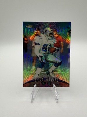 Topps 1998 Finest Deion Sanders Dallas Cowboys Refractor #36