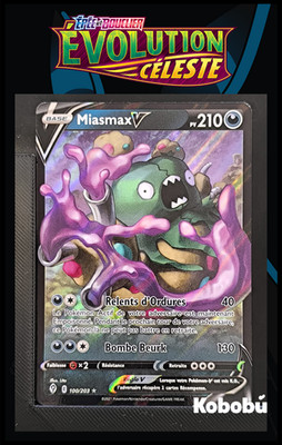 Pokemon Karte Miasmax V 100/203 EB7 Himmlische Evolution