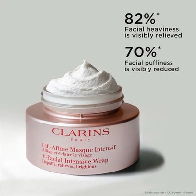 Clarins V-Facial Instant Depuffing Face Mask 75ml Full Size Brand New
